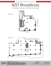 226 W 52nd St, New York, NY for lease Floor Plan- Image 1 of 2