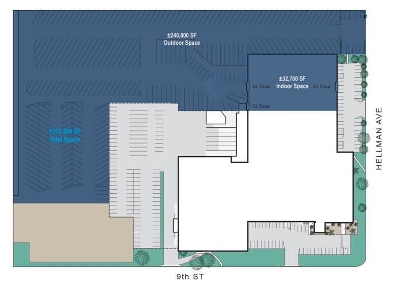 9292 9th St, Rancho Cucamonga, CA for lease - Site Plan - Image 3 of 4