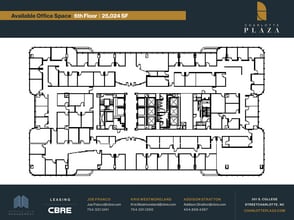 201 S College St, Charlotte, NC for lease Floor Plan- Image 2 of 2