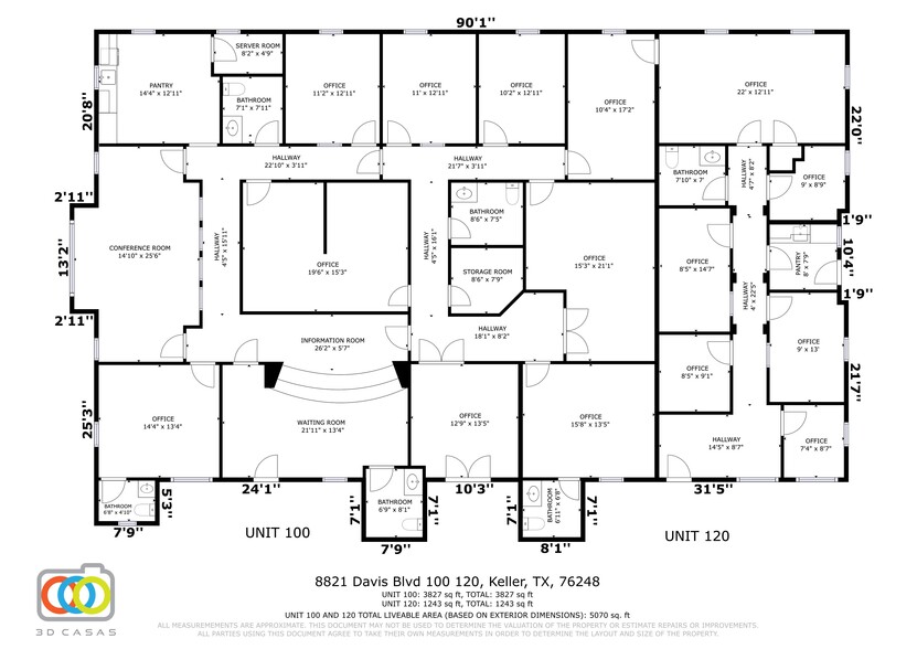 8821 Davis Blvd, Keller, TX for sale - Floor Plan - Image 2 of 40