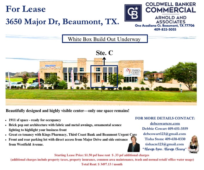 3650 N Major Dr, Beaumont, TX for lease - Building Photo - Image 1 of 4