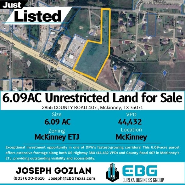 2855 Co 407 rd, McKinney, TX for sale - Building Photo - Image 2 of 5