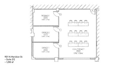 9011 N Meridian St, Indianapolis, IN for lease Site Plan- Image 1 of 1