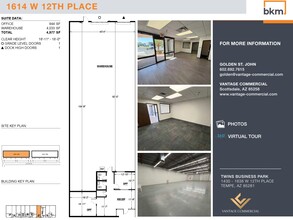 1430-1454 W 12th Pl, Tempe, AZ for lease Floor Plan- Image 1 of 14