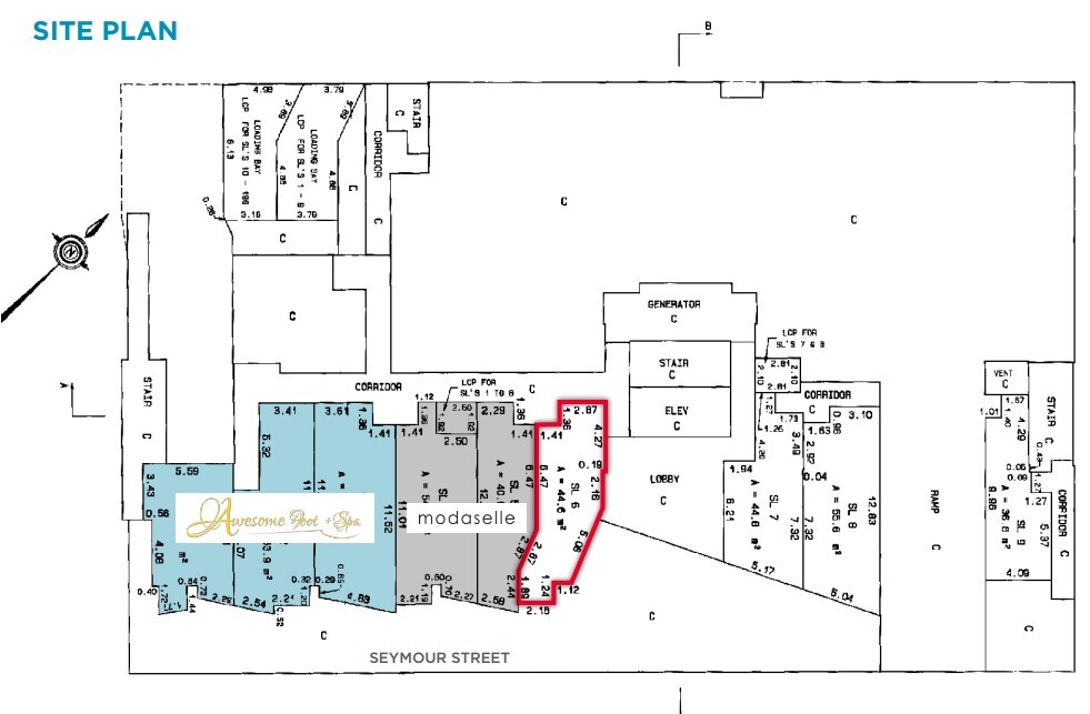 935-947 Seymour St, Vancouver, BC V6B 3M1 - Unit 935 -  - Floor Plan - Image 1 of 1