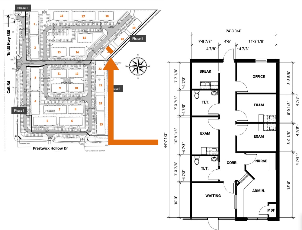 1400 N Coit Rd, McKinney, TX for lease Floor Plan- Image 1 of 1
