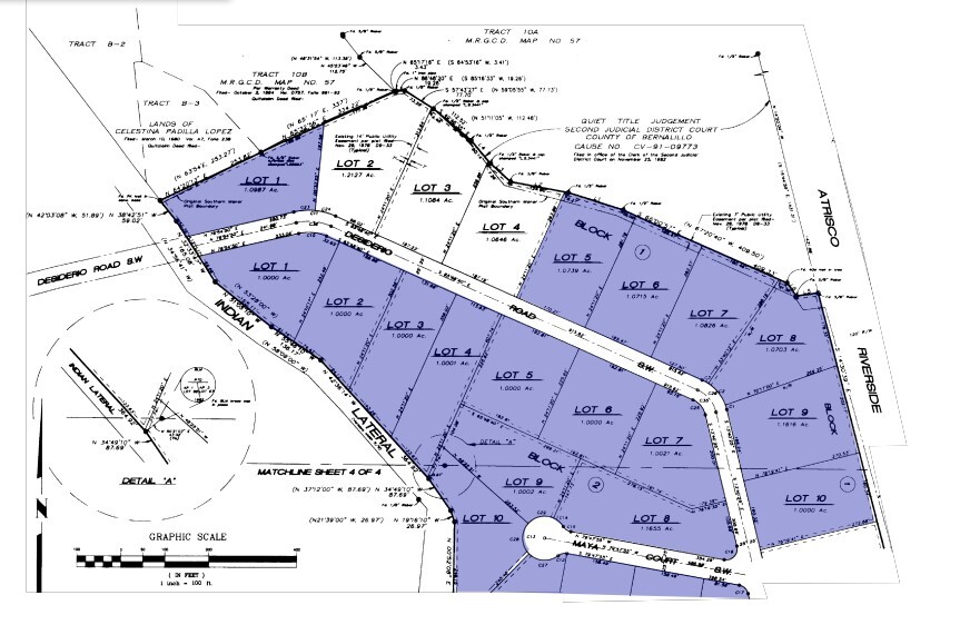 1801-7498 Patroncino Rd, Albuquerque, NM for sale - Plat Map - Image 3 of 5