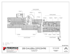 200 Galleria Officentre, Southfield, MI for sale Floor Plan- Image 2 of 2