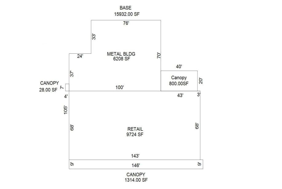 3415 Tamiami Trl, Punta Gorda, FL for lease Floor Plan- Image 1 of 1