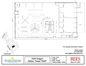 1500 Dragon St, Dallas, TX for lease Floor Plan- Image 1 of 1