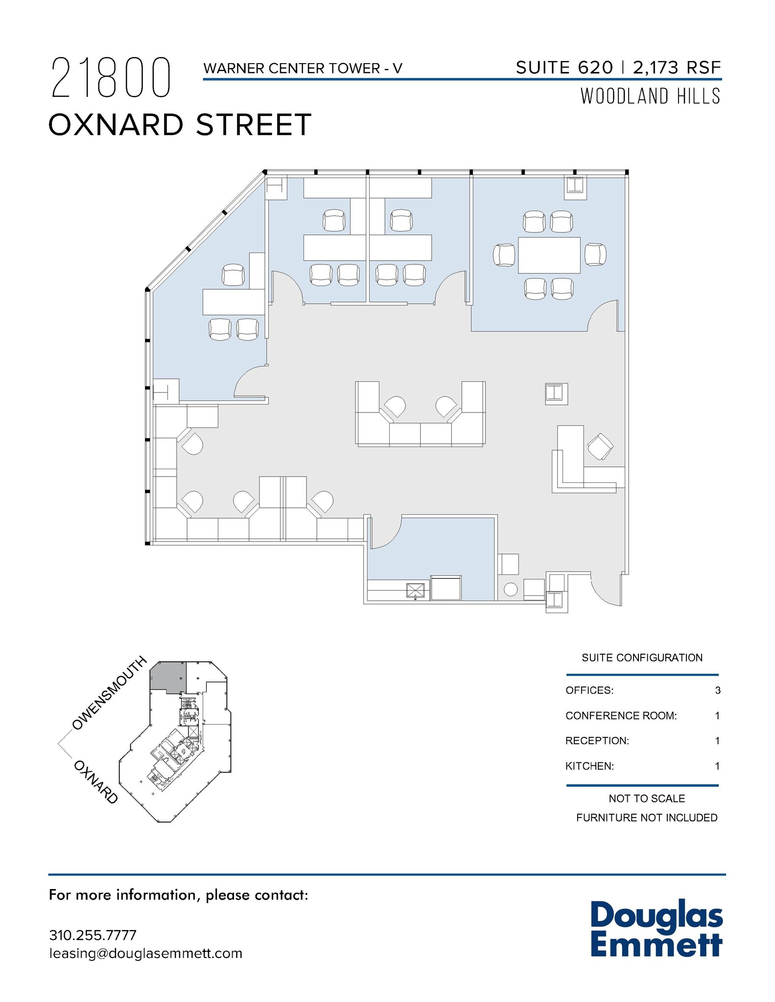 21800 Oxnard St, Woodland Hills, CA for lease Floor Plan- Image 1 of 1