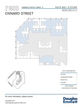 21800 Oxnard St, Woodland Hills, CA for lease Floor Plan- Image 1 of 1