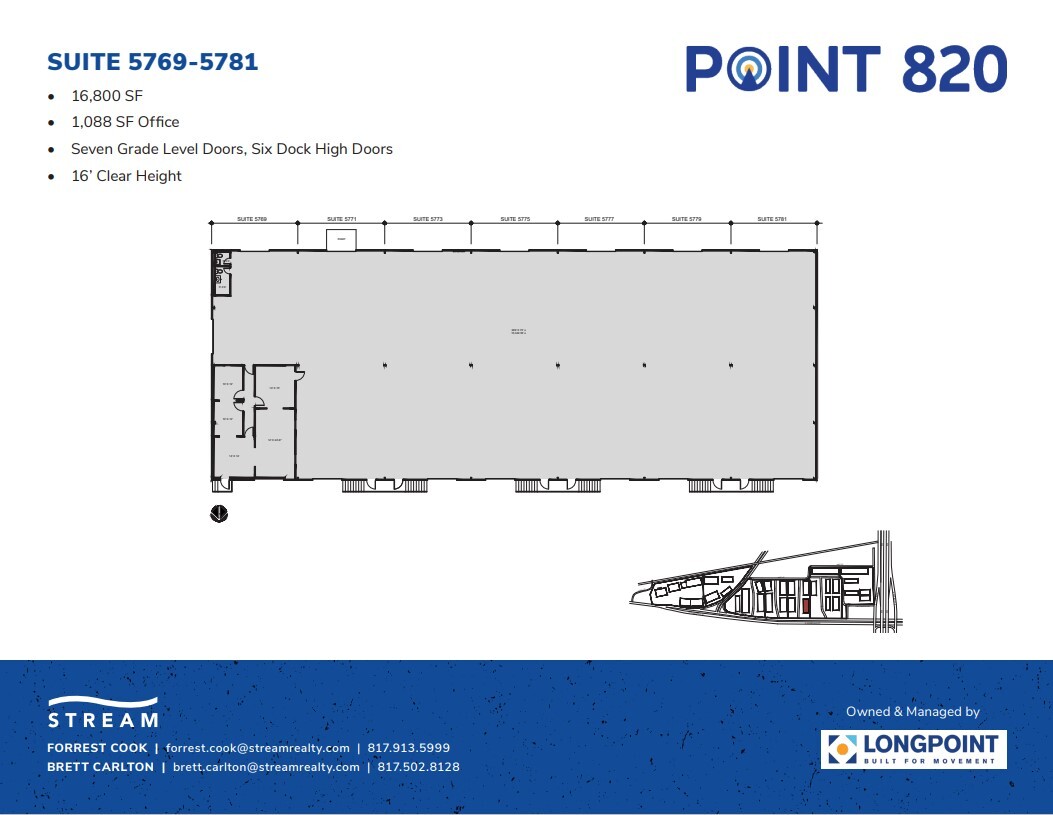 5721 E Rosedale St, Fort Worth, TX for lease Floor Plan- Image 1 of 1