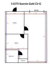 11275 Sunrise Gold Cir, Rancho Cordova, CA for lease Floor Plan- Image 1 of 5