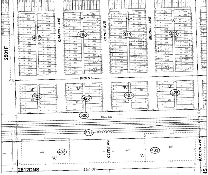 9507 E 95th St, Chicago, IL for sale - Plat Map - Image 3 of 3