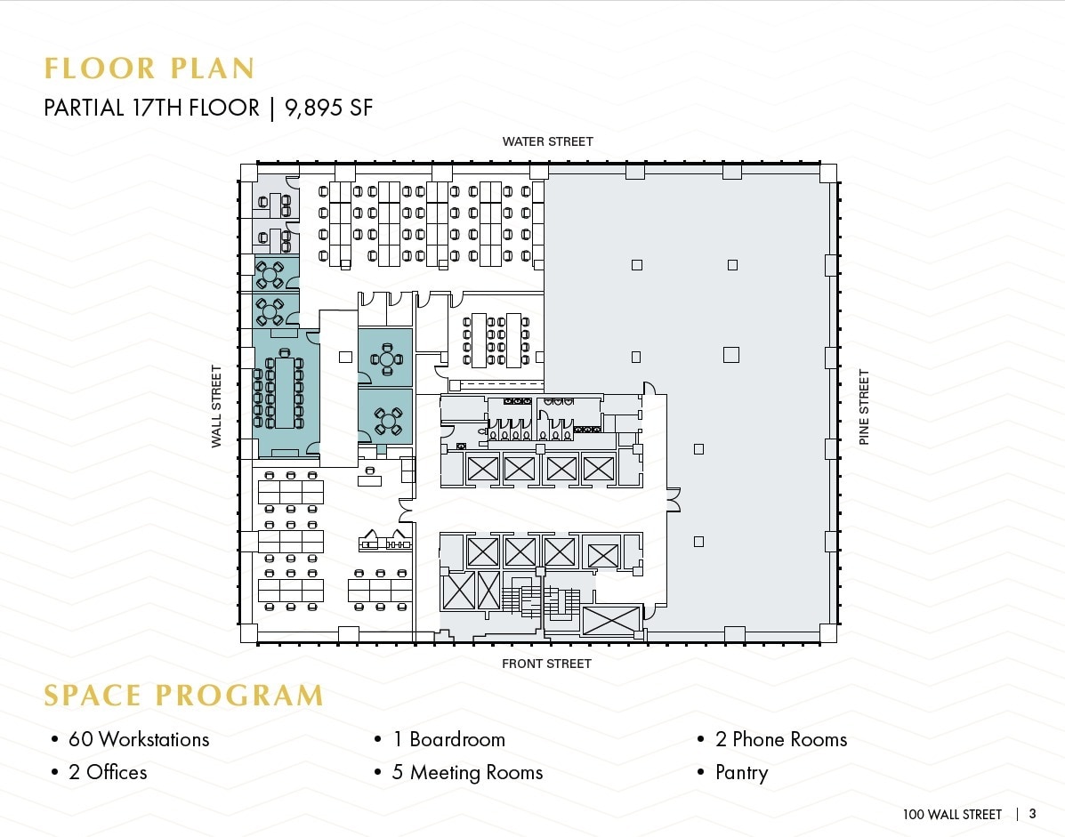 100 Wall St, New York, NY for lease Floor Plan- Image 1 of 1