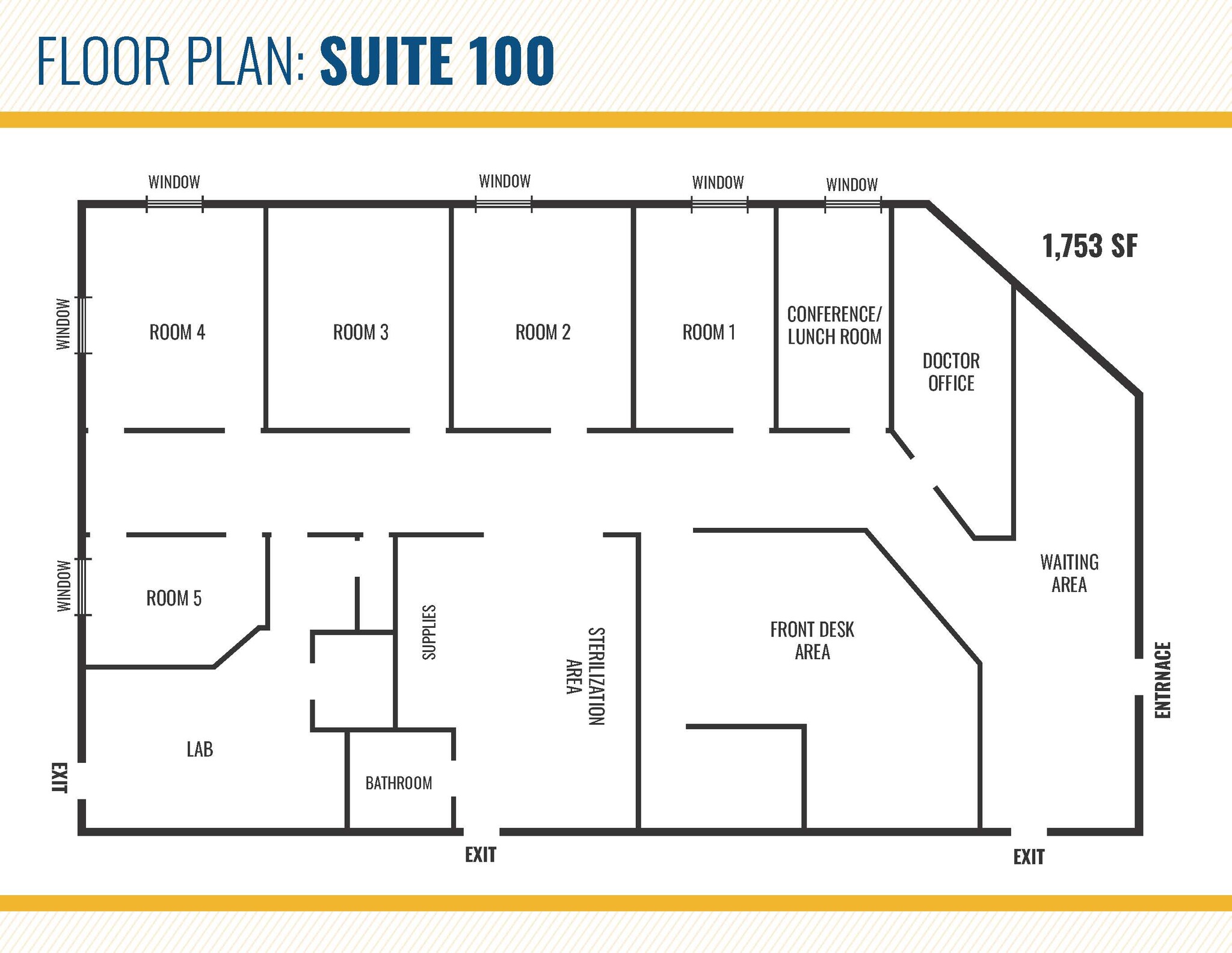 15 S Parke St, Aberdeen, MD for lease Floor Plan- Image 1 of 5