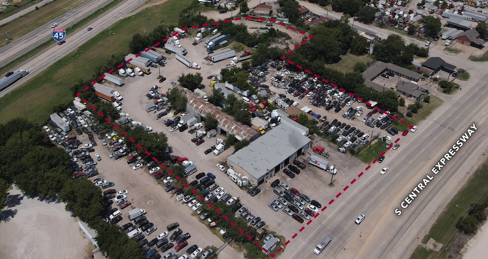 7133 S Central Expy, Dallas, TX for lease - Aerial - Image 3 of 5