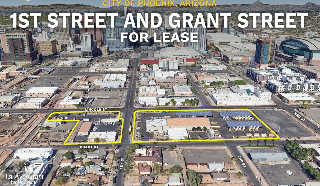 1st St & Grant St, Phoenix, AZ for lease Primary Photo- Image 1 of 8