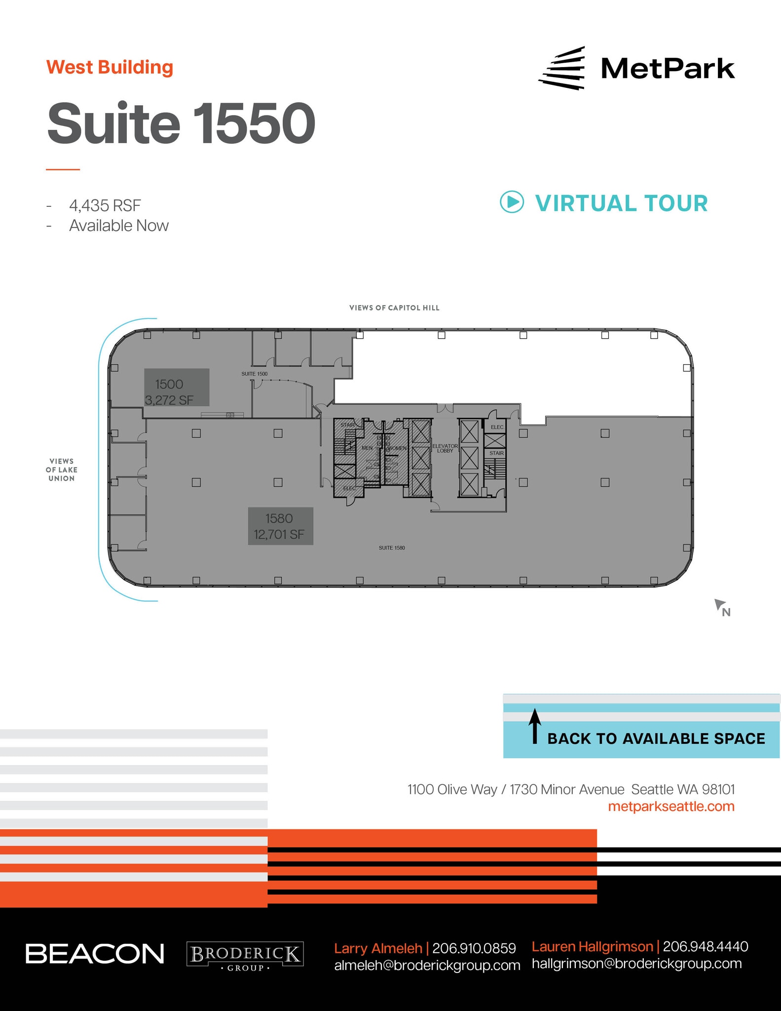1100 Olive Way, Seattle, WA for lease Floor Plan- Image 1 of 1