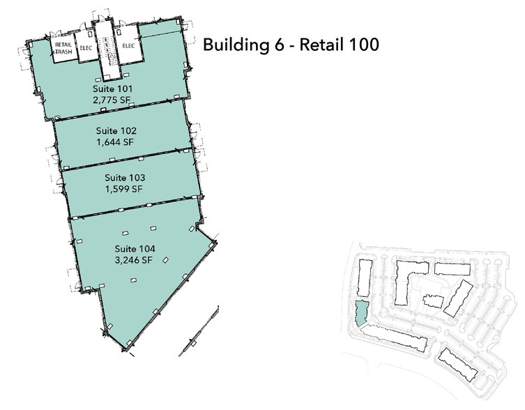 4625 Sunset Lake Rd, Apex, NC for lease - Floor Plan - Image 3 of 5