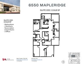 6550 Mapleridge St, Houston, TX for lease Floor Plan- Image 1 of 1