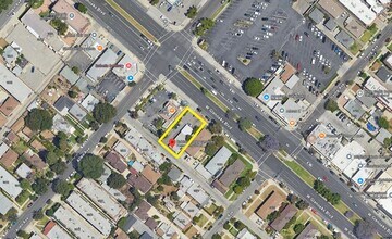 1844 W Glenoaks Blvd, Glendale, CA - aerial  map view