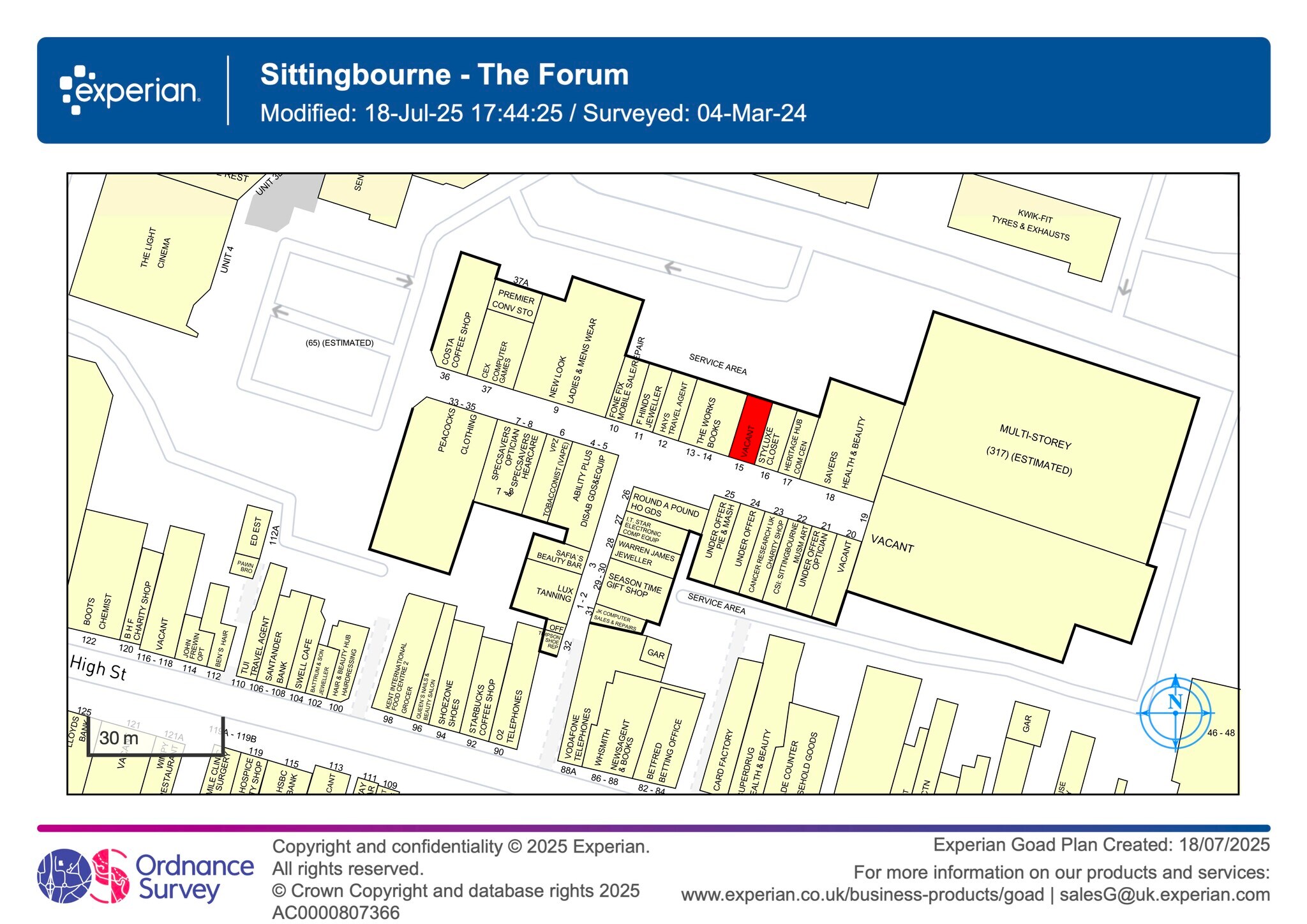 High St, Sittingbourne for lease Site Plan- Image 1 of 2