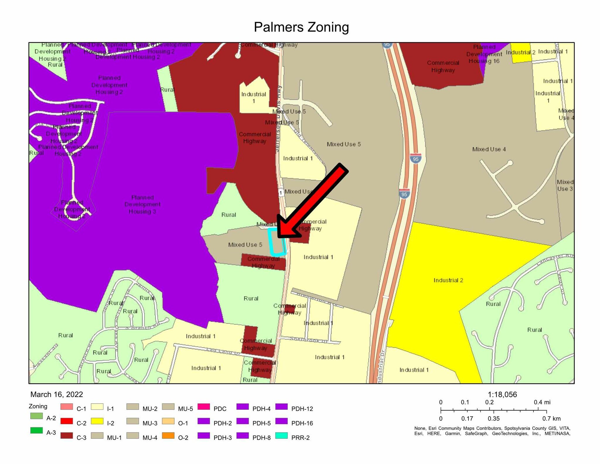 Patriot Hwy & Palmers Creek Way, Fredericksburg, VA 22407 Palmers