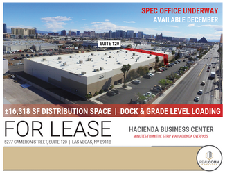 More details for 5277 Cameron St, Las Vegas, NV - Industrial for Lease