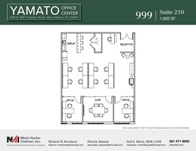 999-1001 W Yamato Rd, Boca Raton, FL for lease Floor Plan- Image 1 of 8