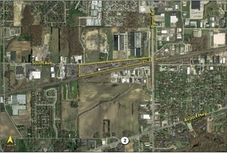 3901 South Ave, Toledo, OH - AERIAL  map view