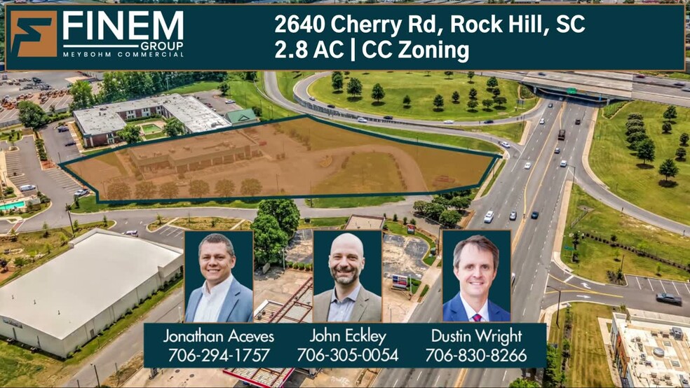 2640 Cherry Rd.- 2.8 Acres, Rock Hill, SC for sale - Commercial Listing Video - Image 2 of 14