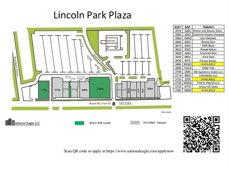 3574-3760 Fort St, Lincoln Park, MI for lease - Building Photo - Image 2 of 27