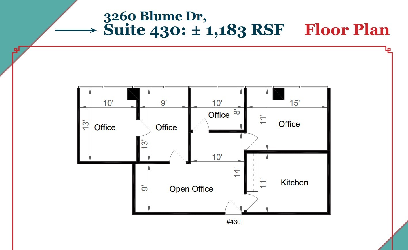 3260 Blume Dr, Richmond, CA for lease Floor Plan- Image 1 of 1