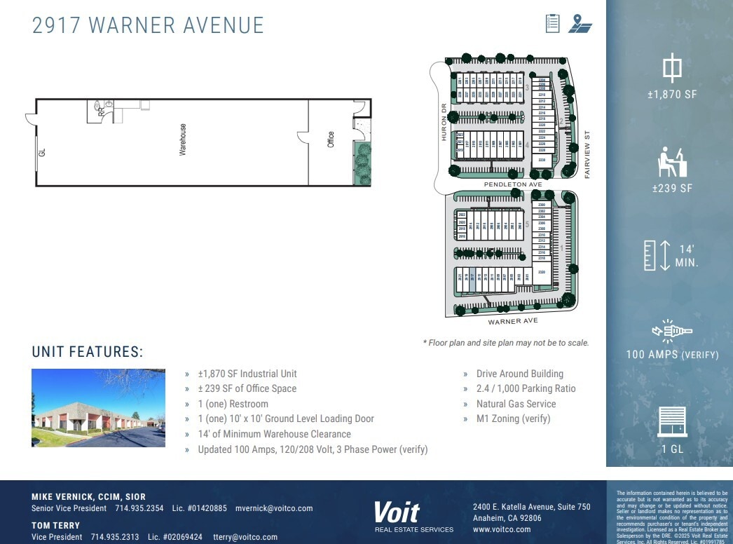 2223-2320 S Fairview St, Santa Ana, CA for lease Floor Plan- Image 1 of 1