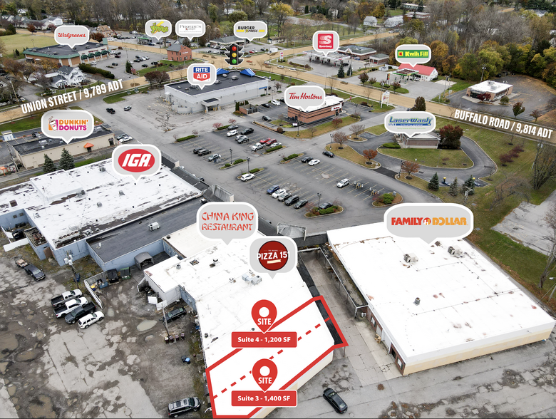 4390 Buffalo Rd, North Chili, NY for lease - Aerial - Image 3 of 10