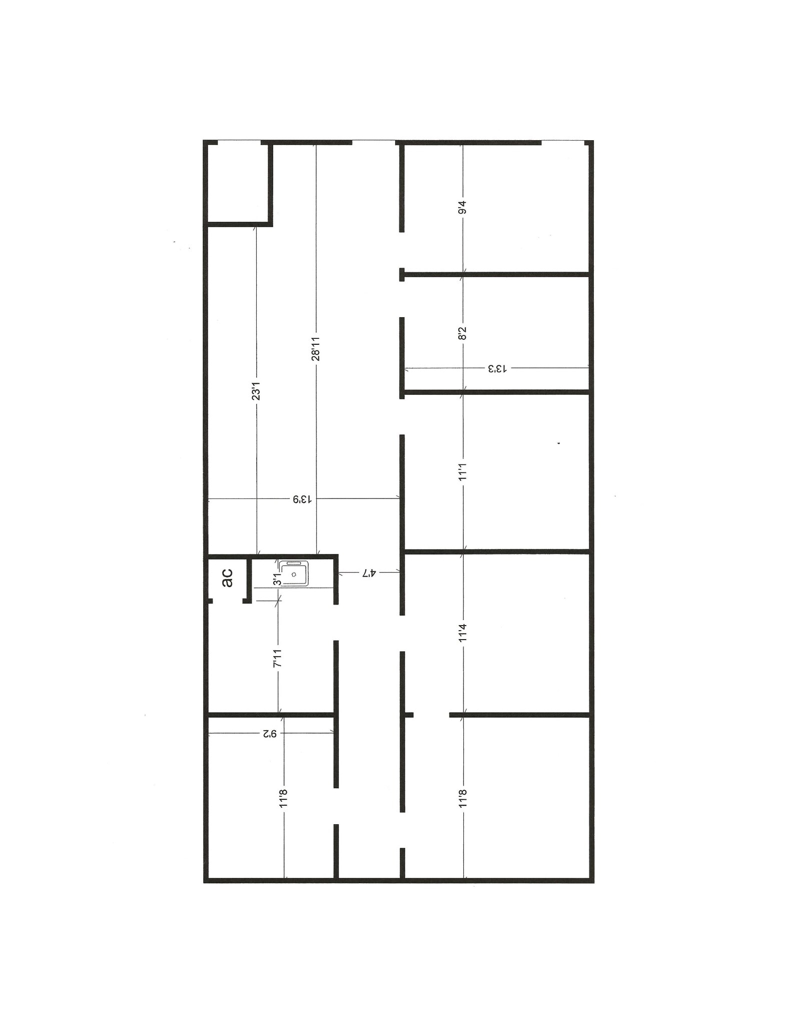 3434 SW 24th Ave, Gainesville, FL for lease Floor Plan- Image 1 of 6