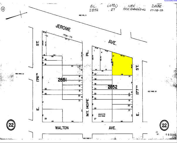 1896 Jerome Ave, Bronx, NY for lease - Plat Map - Image 3 of 3