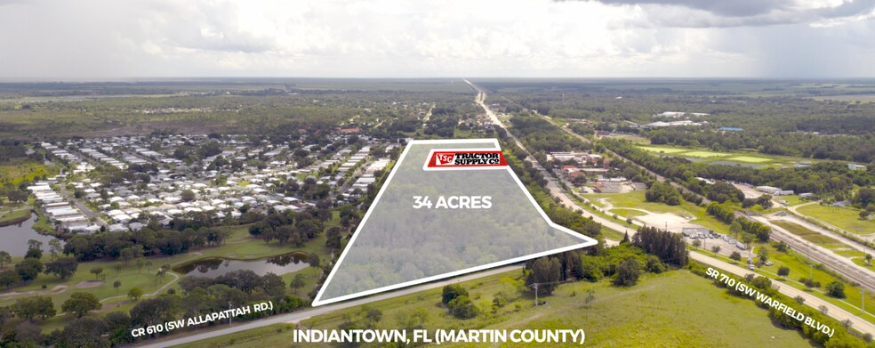SR 710 Indianwood Dr. & SW Allapath Rd., Indiantown, FL for lease - Aerial - Image 2 of 2