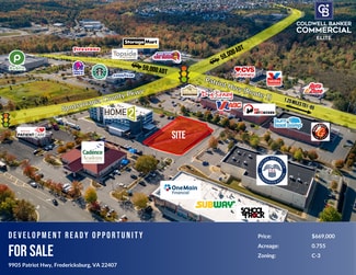 More details for 9905 Patriot Hwy, Fredericksburg, VA - Land for Sale