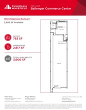 4650 Wedgewood Blvd, Frederick, MD for lease Floor Plan- Image 1 of 1