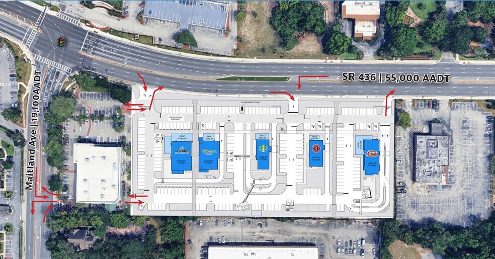 750 E Altamonte Dr, Altamonte Springs, FL for sale - Site Plan - Image 3 of 12