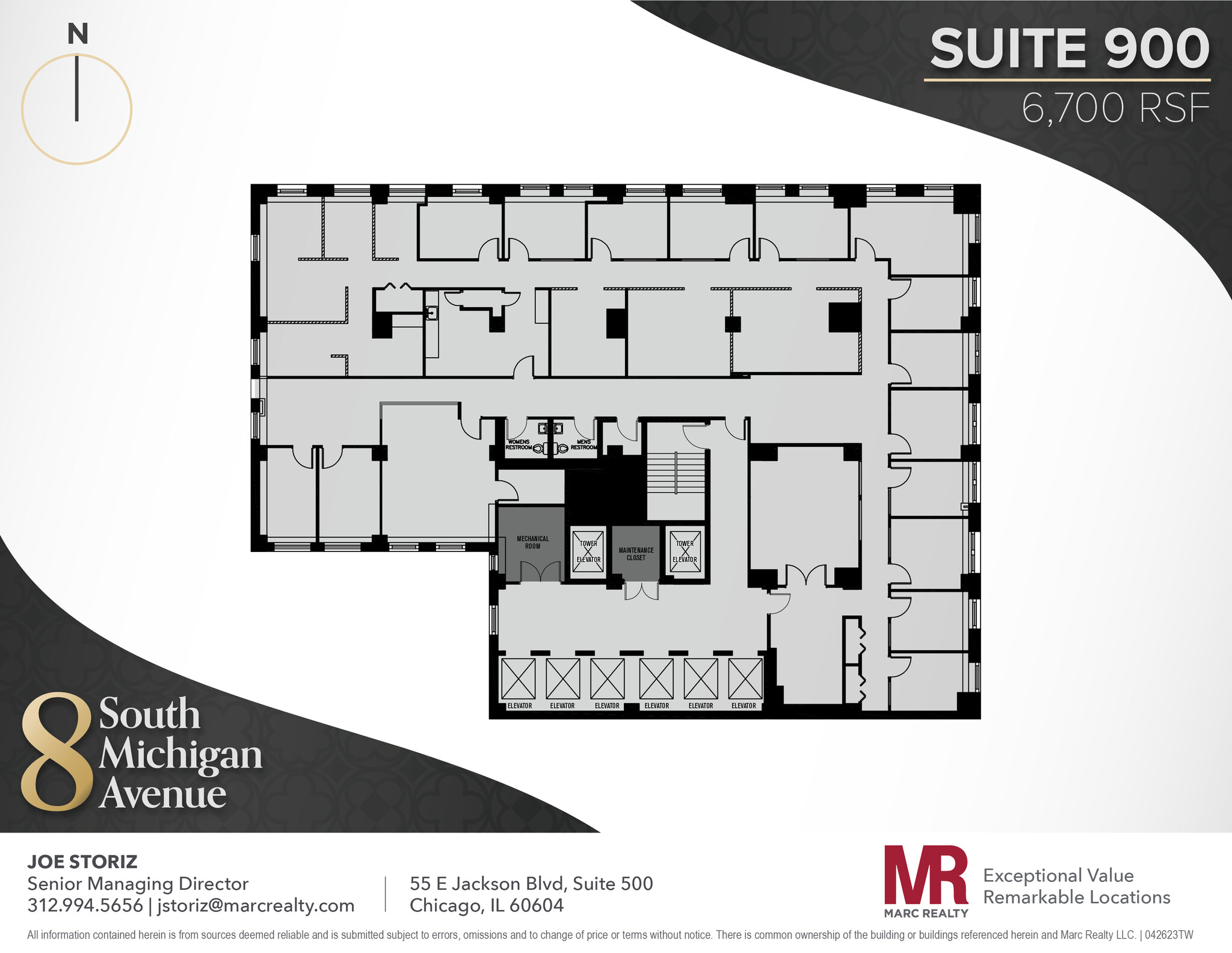 8 S Michigan Ave, Chicago, IL for lease Floor Plan- Image 1 of 6