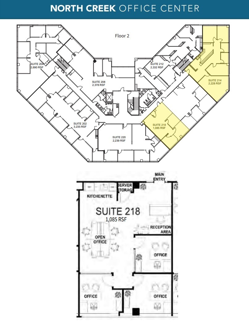 19515 North Creek Pky, Bothell, WA for lease Floor Plan- Image 1 of 1