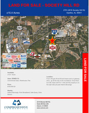 2701 Society Hill Rd, Opelika, AL - AERIAL  map view