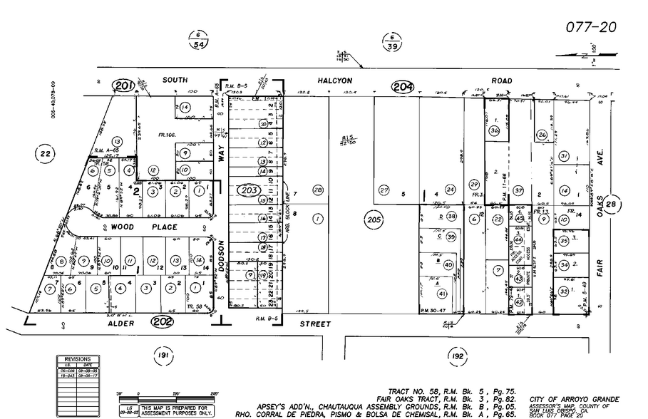 295 Alder St, Arroyo Grande, CA for sale - Plat Map - Image 2 of 2