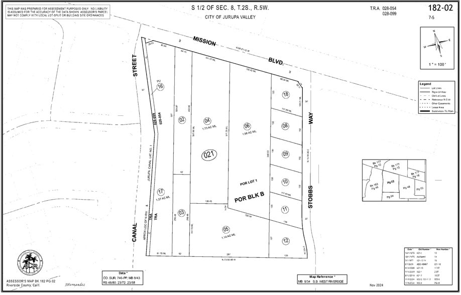 SWC Mission Blvd & Stobbs Way, Riverside, CA for lease - Plat Map - Image 2 of 2