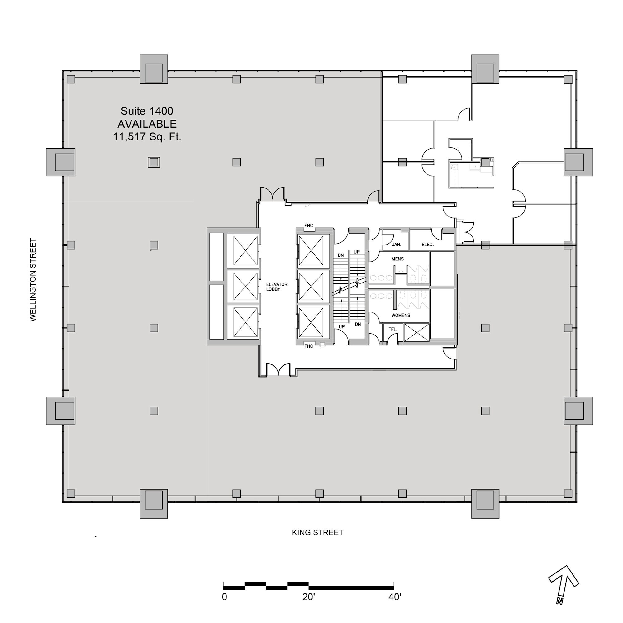 380 Wellington St, London, ON for lease Floor Plan- Image 1 of 1