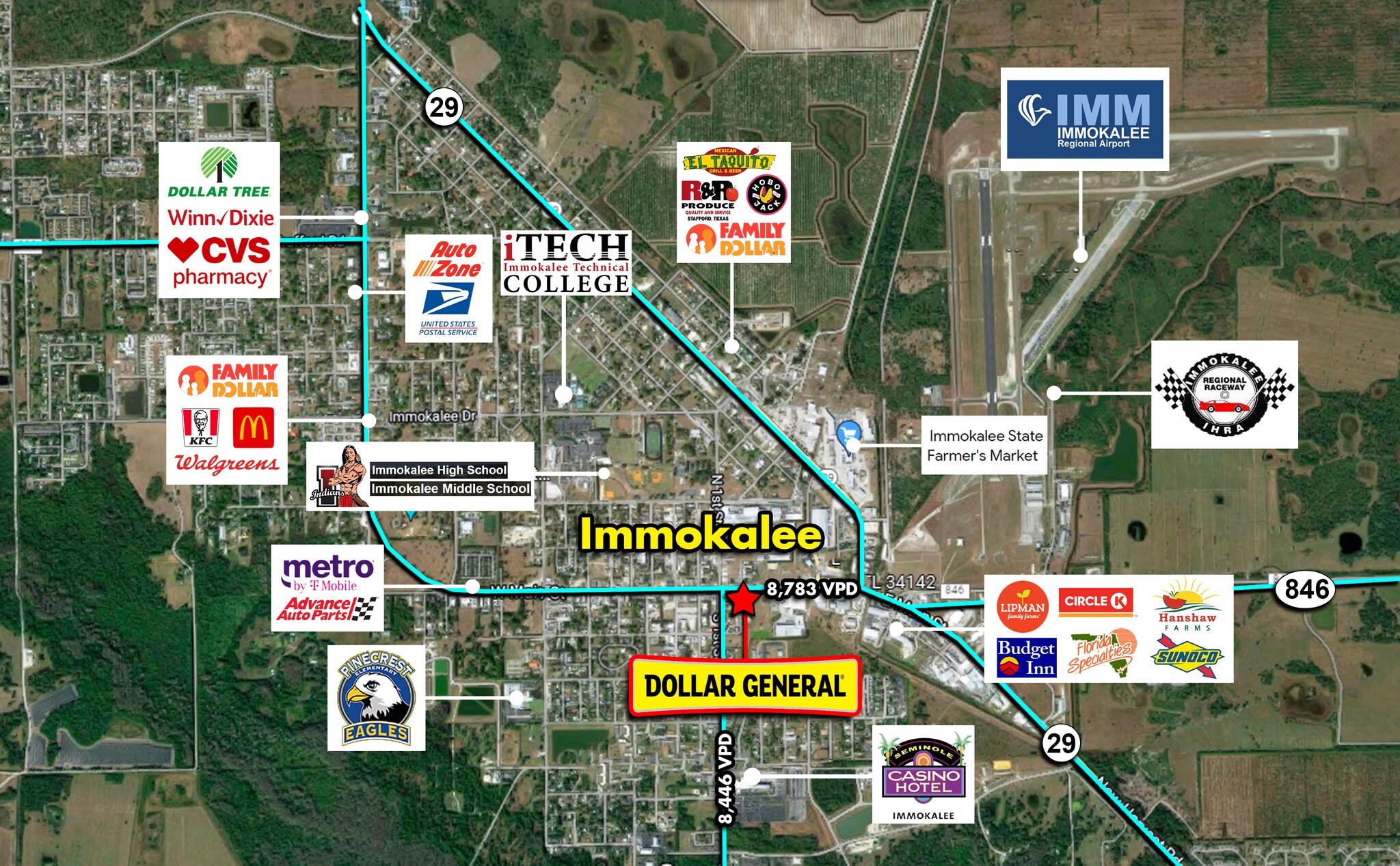 111 E Main St, Immokalee, FL 34142 Dollar General